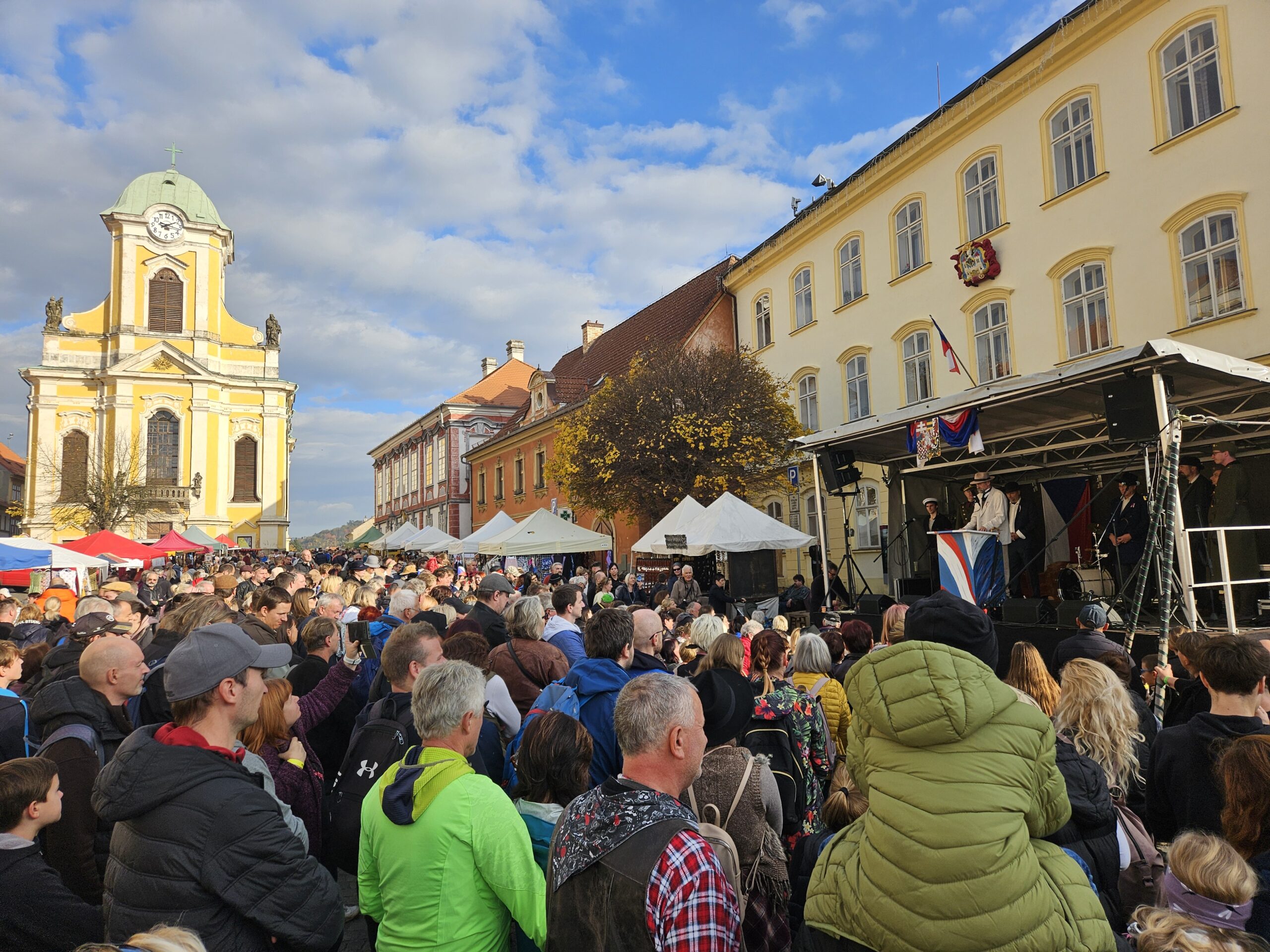 Jarmark v Úštěku byl spojen s oslavou vzniku Československa